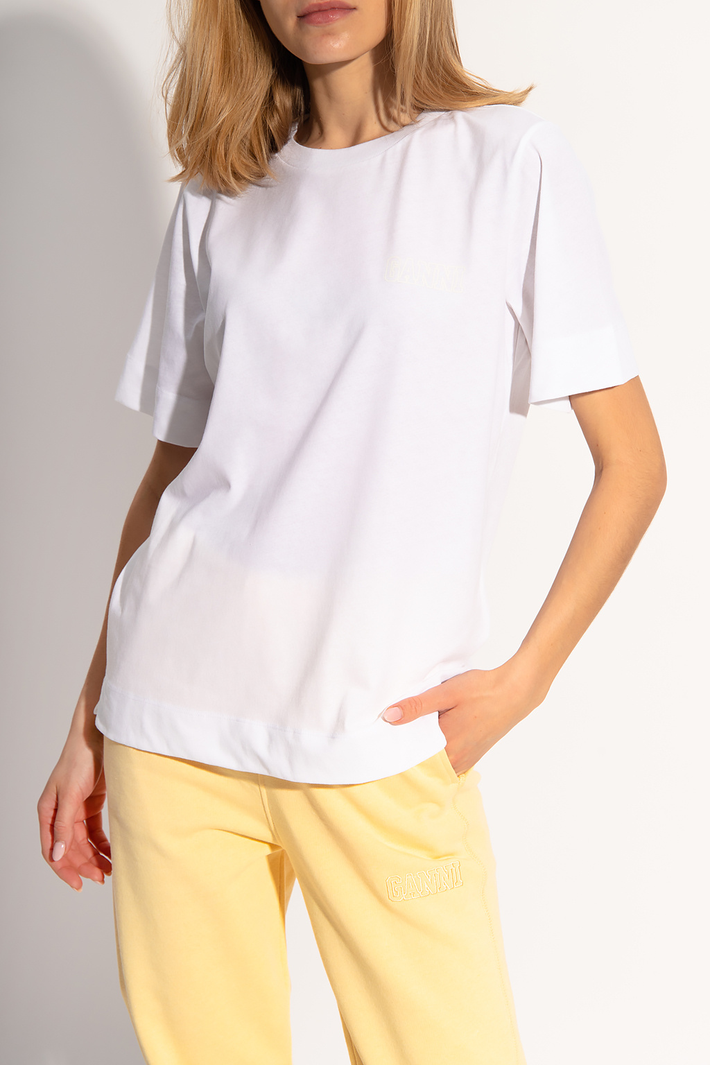 Ganni T-shirt with logo